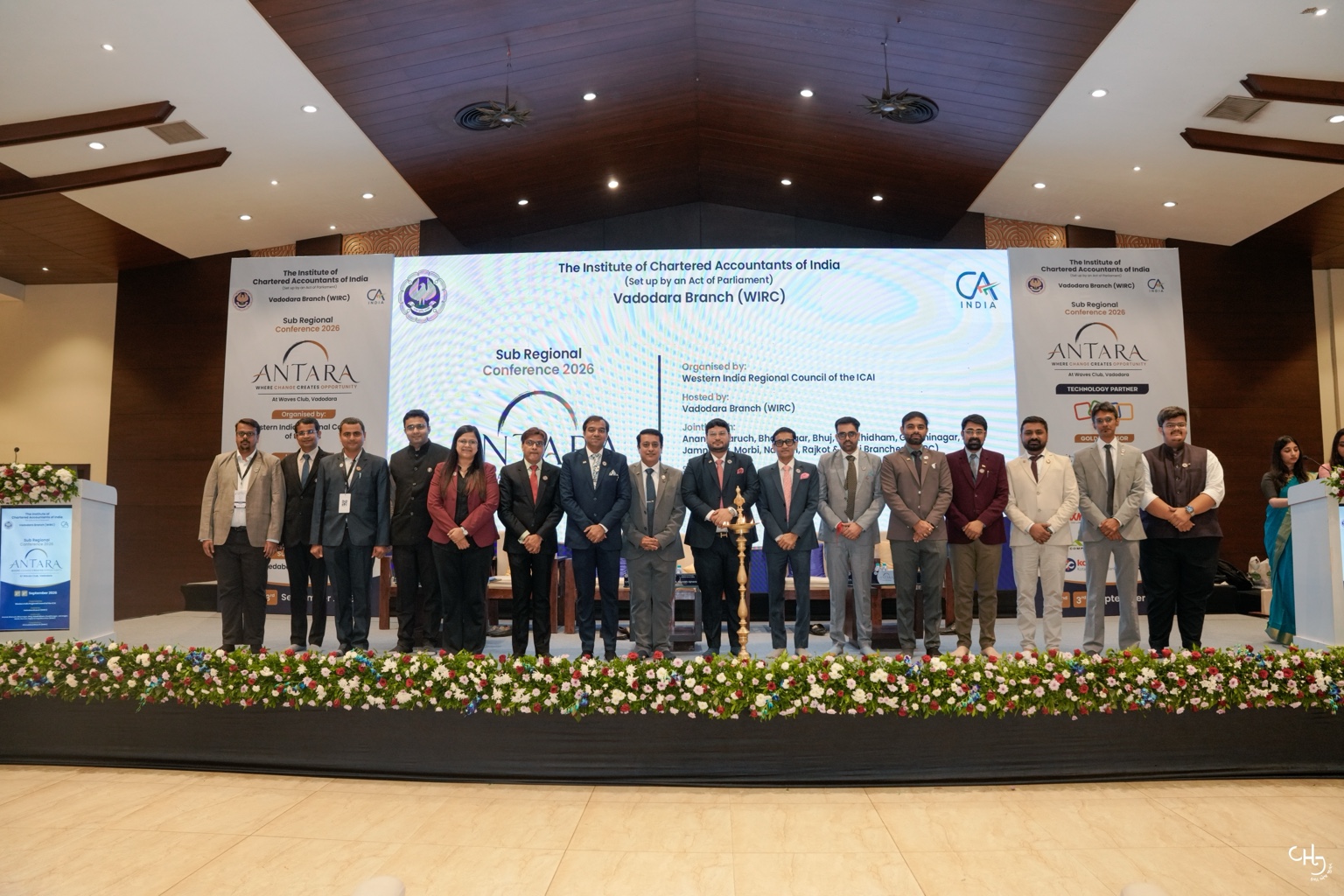 Vadodara Branch and regional leadership team at Antara Sub-Regional Conference 2026