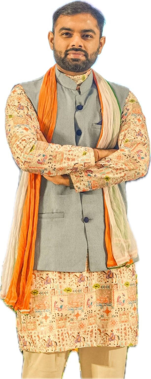 CA. Jigar Shah in traditional Indian attire